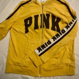 VS Pink Yellow Hoodie